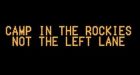 To the left, to the left, every fast car take the lane to the left