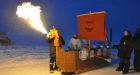 First sunrise of the year celebrated at Alert with Soldagen